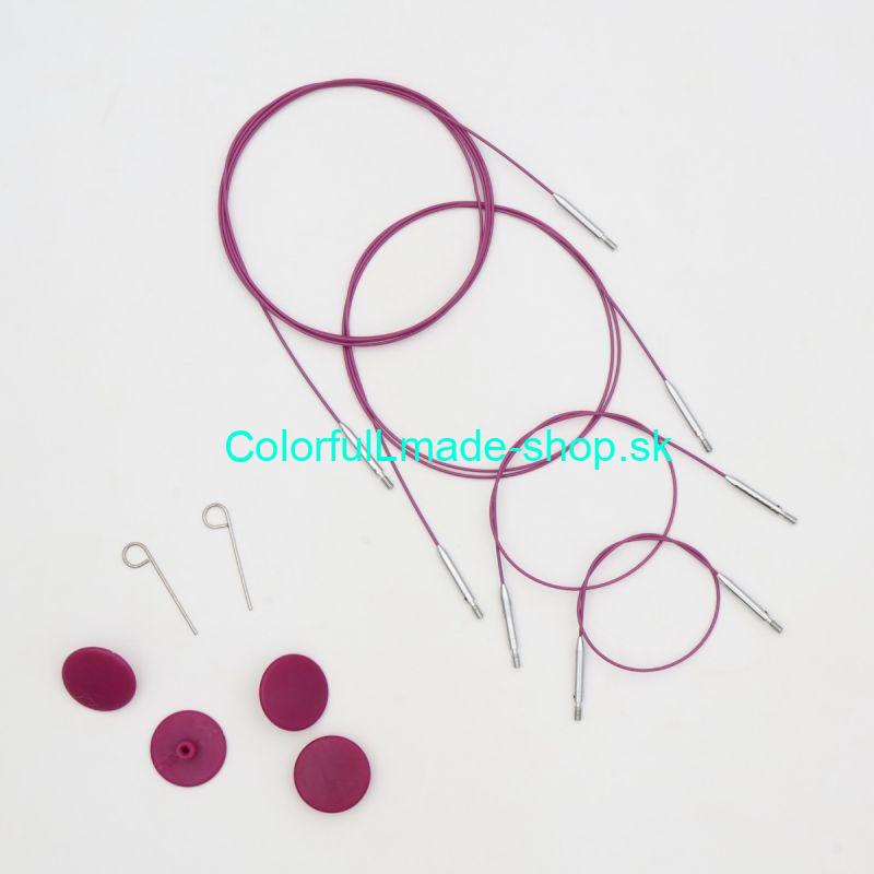 KnitPro Thin&Flex Cable 360st - lanko k vym.ihliciam - dĺžka 50cm