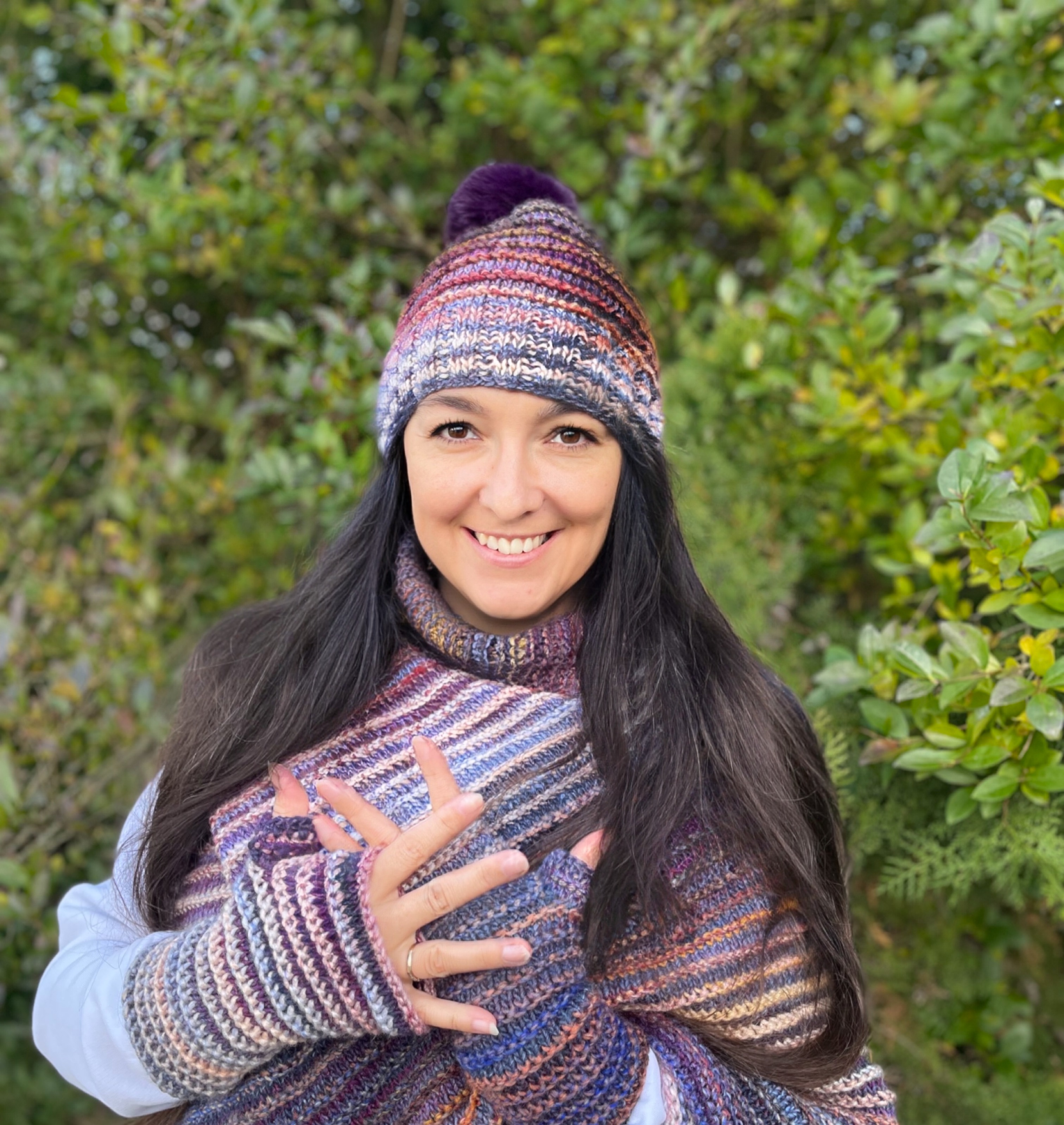 Čiapka a bezprstové rukavice Olivia - návod - SVK, EN - PDF súbor