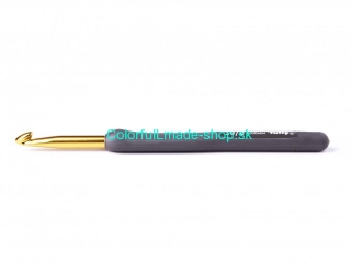 Etimo Crochet Hook with Cushion Grip - GOLD - 4,50 mm