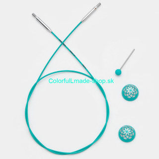 KnitPro Mindful Swivel Cable 360 - lanko k vymeniteľným ihliciam 60 cm 