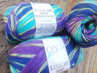 Sandy Design Color - Turquoise-purple-green multicolor 100g/240m