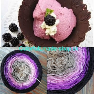 Punčová zmrzilna 3-nitka 200g/1000m Punch Ice Cream