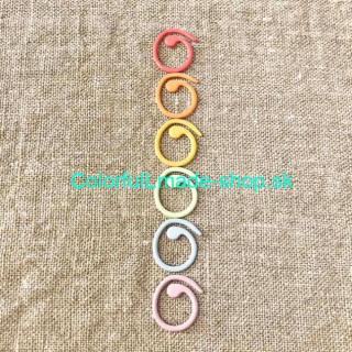 CocoKnits - Colored Split Ring Markes 60ks v balení