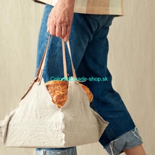 CocoKnits - Rustic Linen Four Corner Bag (small)