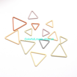 CocoKnits - Triangle Stitch Markers, Earth Tones 54ks v balení