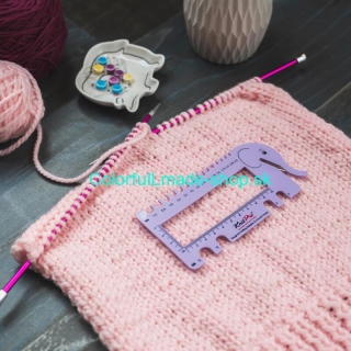 KnitPro Needle Crochet View Sizer - lilac