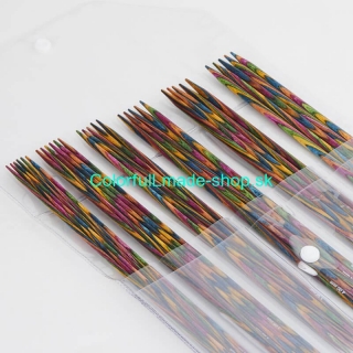 KnitPro Symfonie Double Pointed Needle Set - 6 veľkostí ponož. ihlíc v sade 20cm