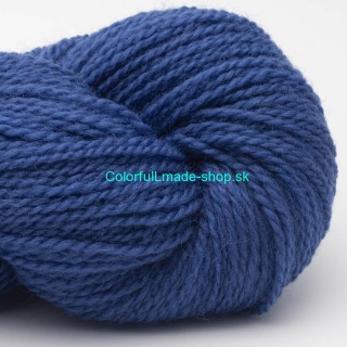 British Blue Wool Fingering - Midnight Blue 11