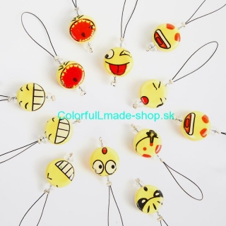 KnitPro Playful Beads stitch markers - Smileys