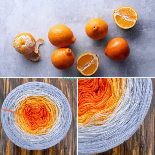 Pomaranče IV. 3-nitka 200g/1000m Oranges IV.