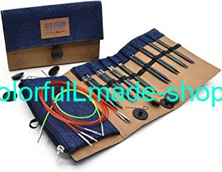 KnitPro Indigo Wood Interchangeable Needle Set - sada vymeniteľných ihlíc