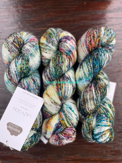 Lazy Lion Sock Yarn - Stormy Malindi spreckled chaotic