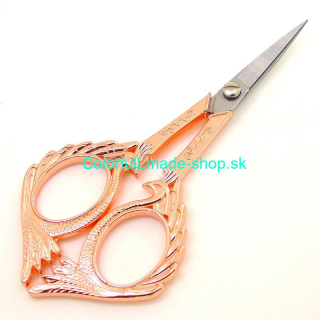 Nožnice Peacock - pink copper / ružovo-medená