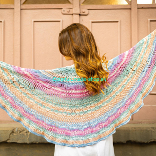 Retro Shawl - english pattern PDF download