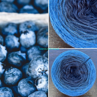Magic OMBRÉ - Blueberries 4-nitka/1000m