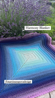 Harmony Blanket - pattern - návod - ENG, SVK - PDF súbor