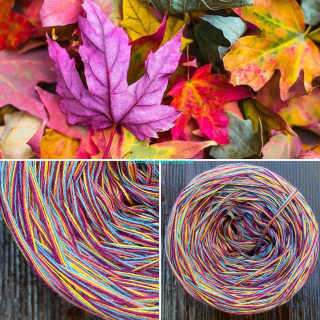 Colorful -  Leaves - 4-nitka 150g/500m