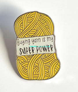 Brošňa / odznak - super power