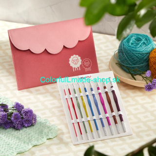 KnitPro Zing Single Pointed Crochet Hooks Set - sada háčikov