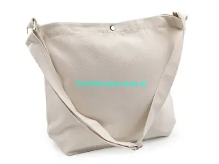 Textilná taška bavlnená na domaľovanie / dozdobenie 36x45 cm - ražná svetlá