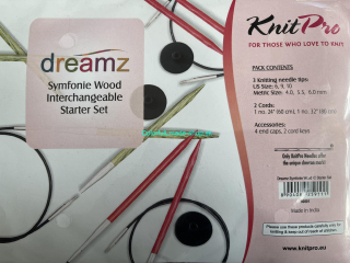 KnitPro Dreamz Symfonie Wood Interchangeable Starter Set - set vymen. ihlíc